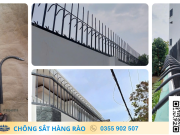 Giải Pháp Kết Hợp Chông Lá Và Chông Nhọn Cho Hàng Rào Sắt Hiện Đại