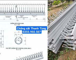 chông hàng rào trạm điện
