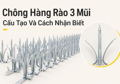 Chông Hàng Rào 3 Mũi: Cấu Tạo Và Cách Nhận Biết