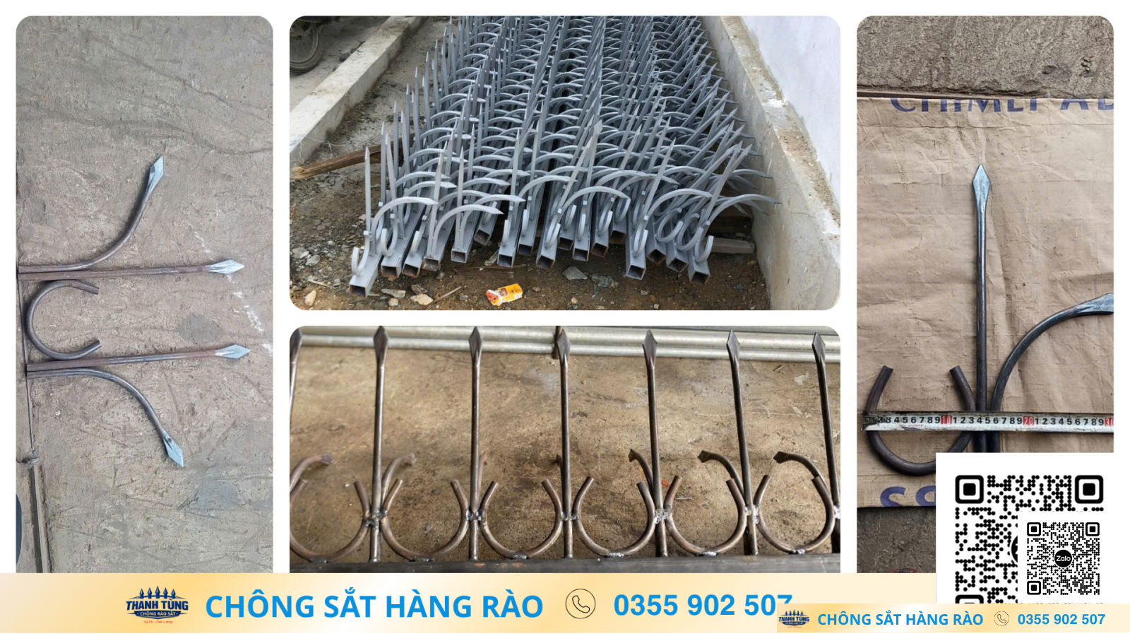 Công trình kết hợp: Chông nhọn 4 tấc,  Chông uốn 3 tấc 6, móng ngựa