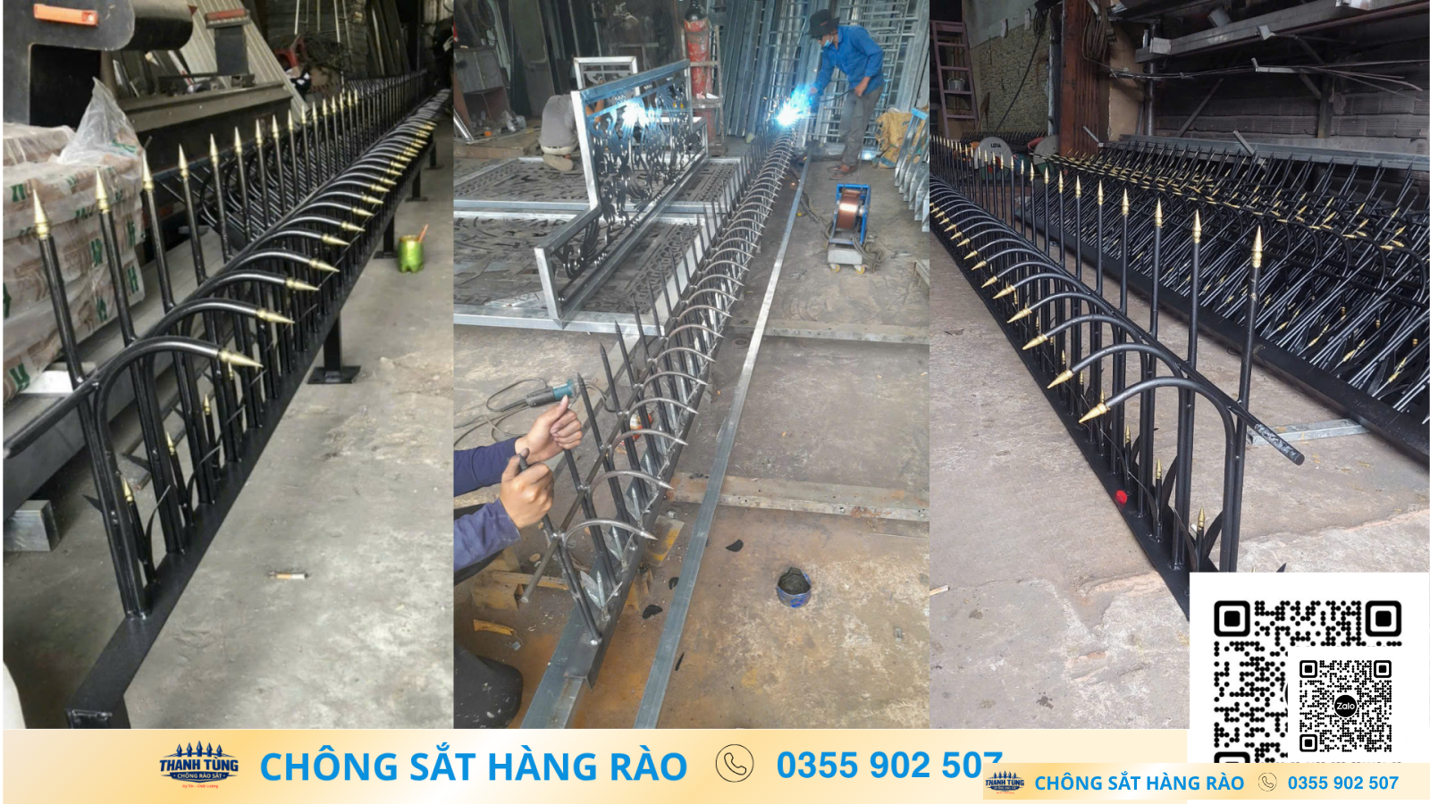 Chông hàng rào kết hợp tại TP.HCM