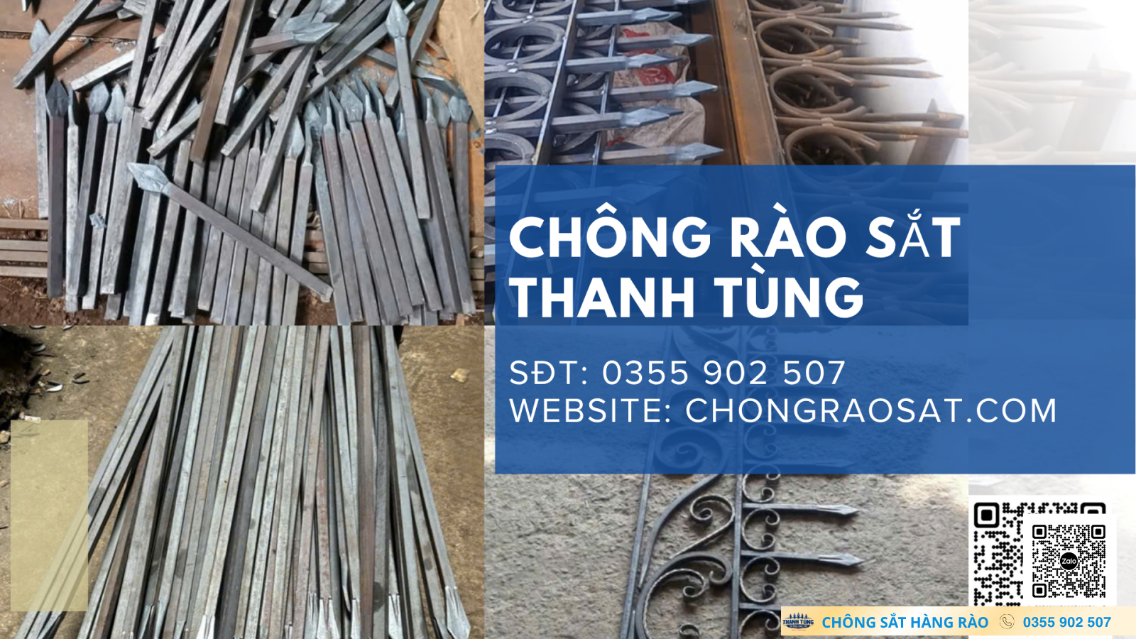 gia công chông rào sắt theo yêu cầu bình tân