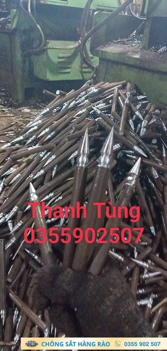 Lô chông sắt hoàn thiện thực tế