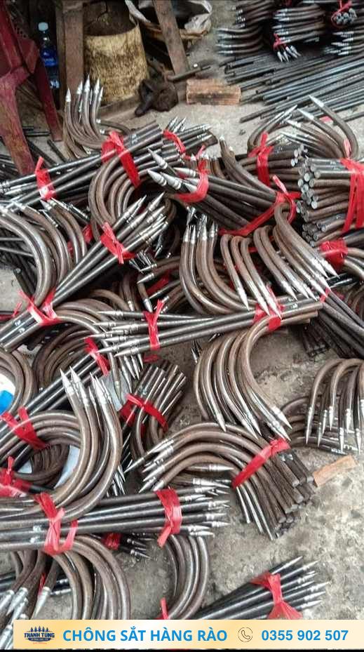 Các chi tiết chông uốn được bó gọn