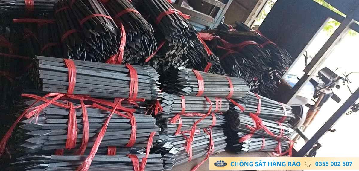 Các bộ chông sắt bó theo lô