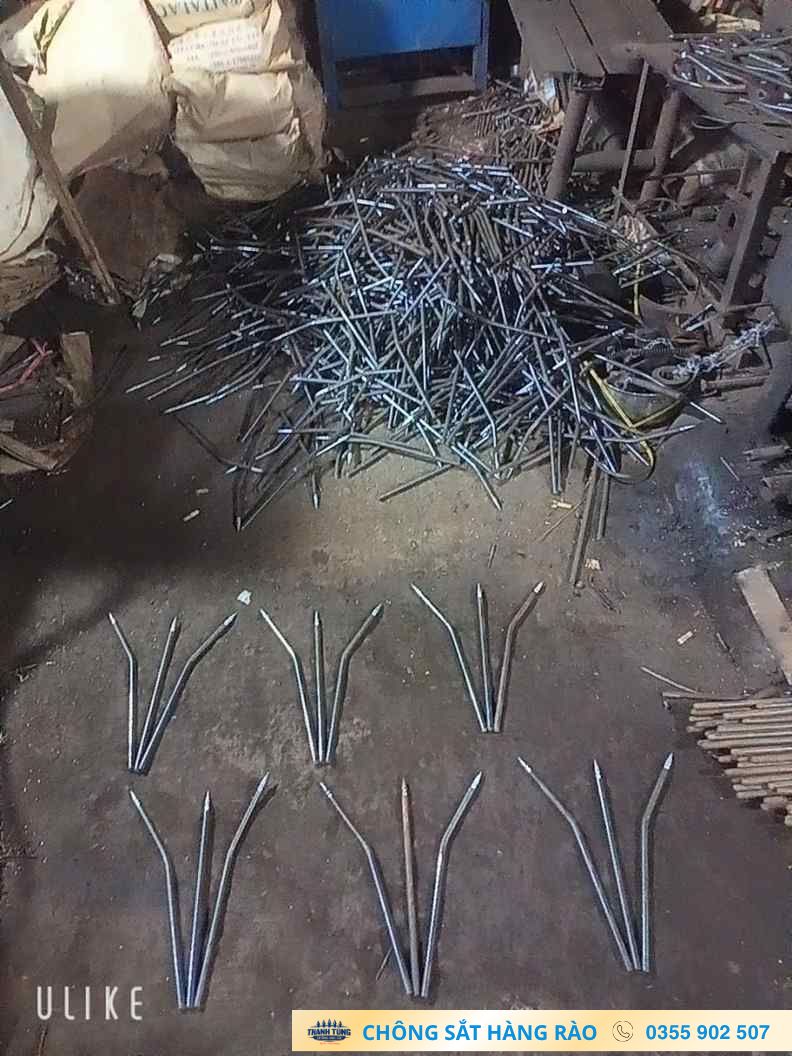 Lô chi tiết chông uốn thực tế