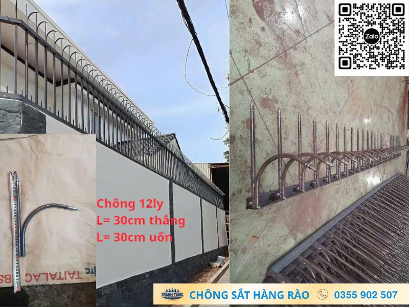CHÔNG HÀNG RÀO BẢO VỆ CÔNG TRÌNH NHÀ Ở QUẬN 12 