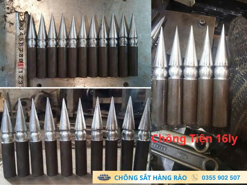 CHÔNG SẮT ĐẶC TRÒN ĐẦU TIỆN